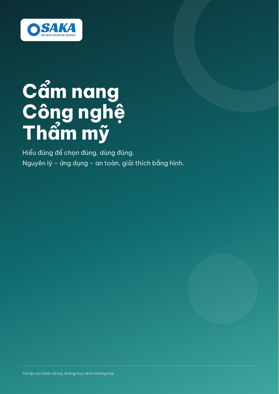 Bìa Cẩm nang Công nghệ Thẩm mỹ